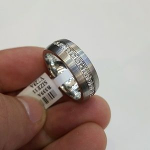 Diamond Tungsten Ring
